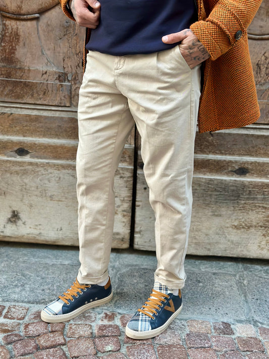 PANTALONE CHINO DROP BEIGE