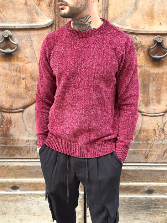 MAGLIA CINIGLIA BORDEAUX TELAMIRA