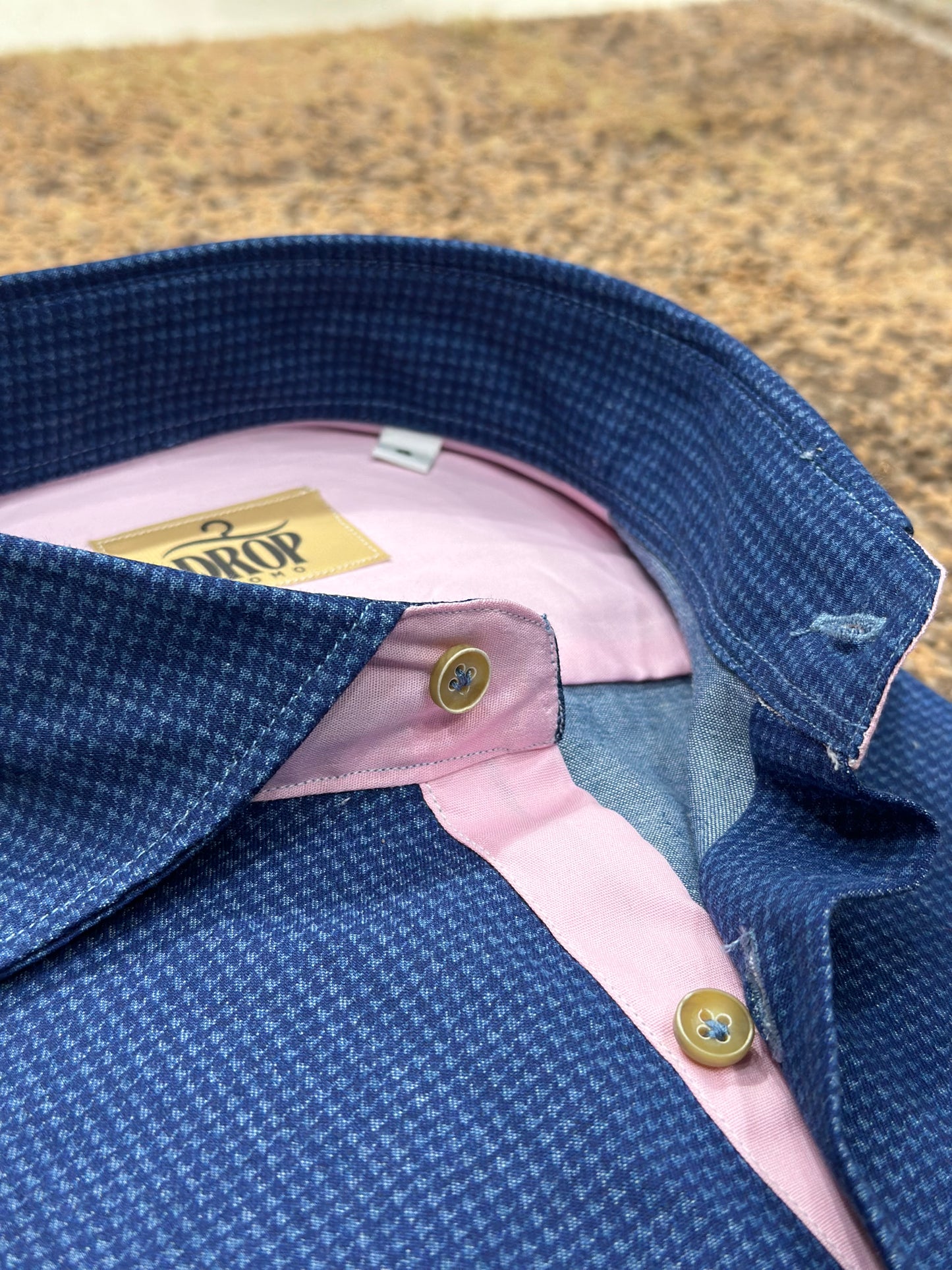 Camicia Drop Pied de puole