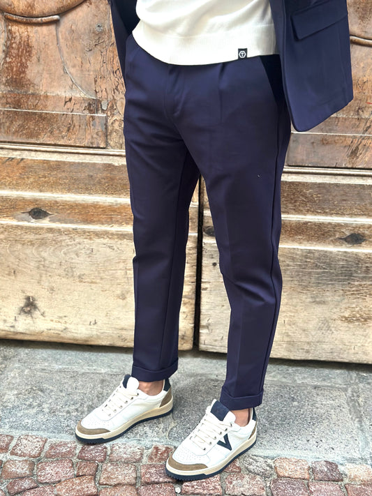 PANTALONE ABITO BLU PUNTO ROMA TELAMIRA