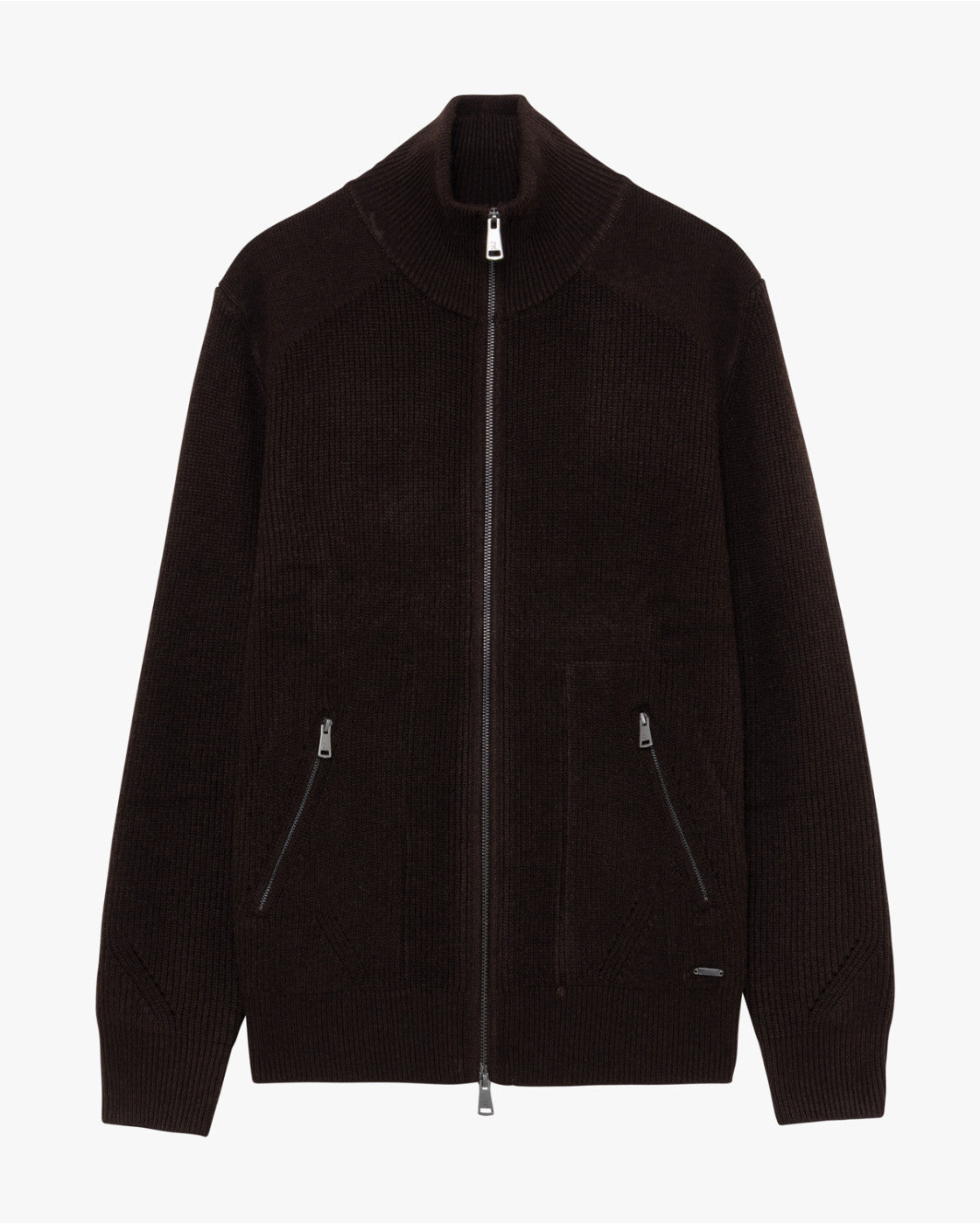 Cardigan Moro in maglia con zip GIANNI LUPO
