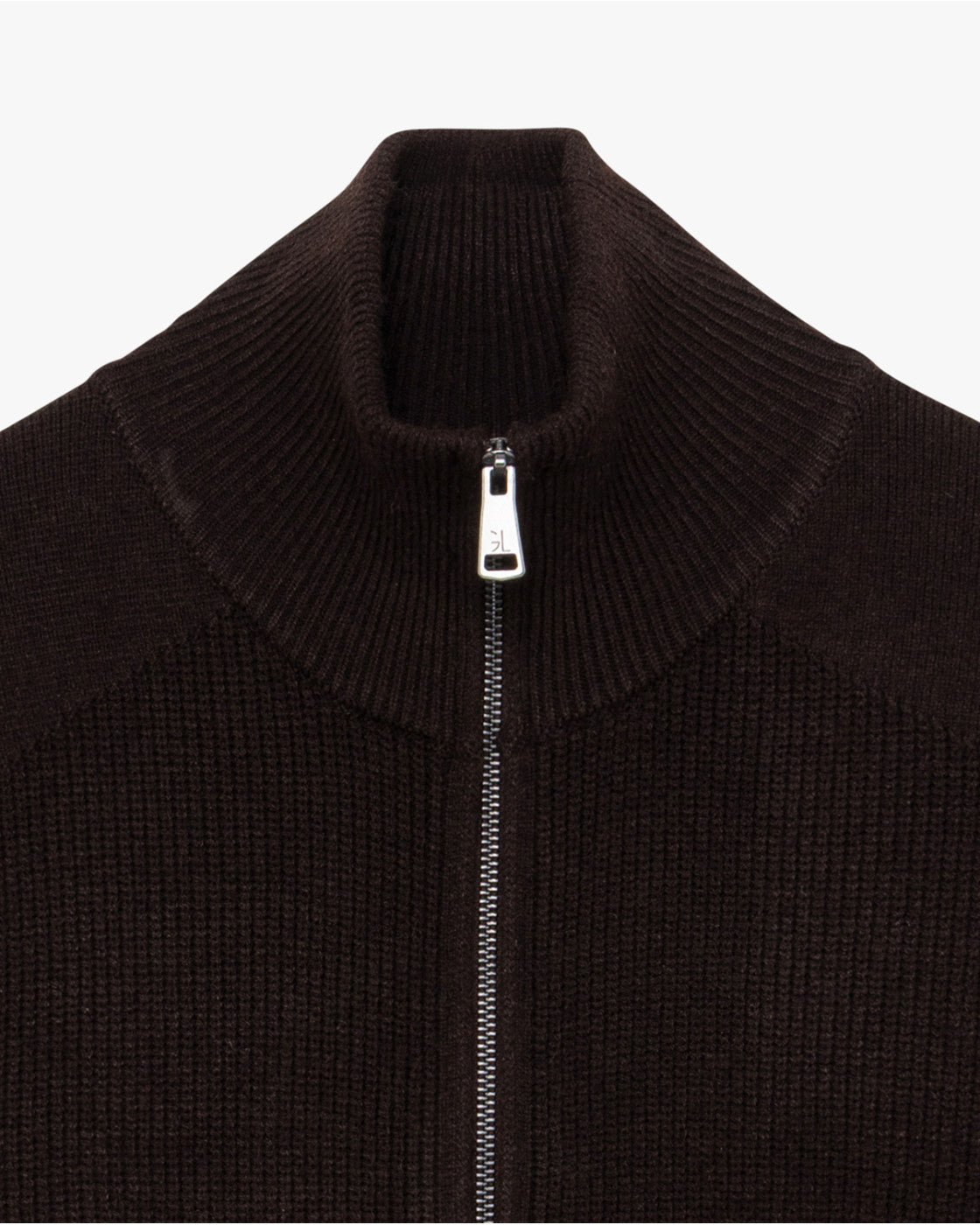 Cardigan Moro in maglia con zip GIANNI LUPO