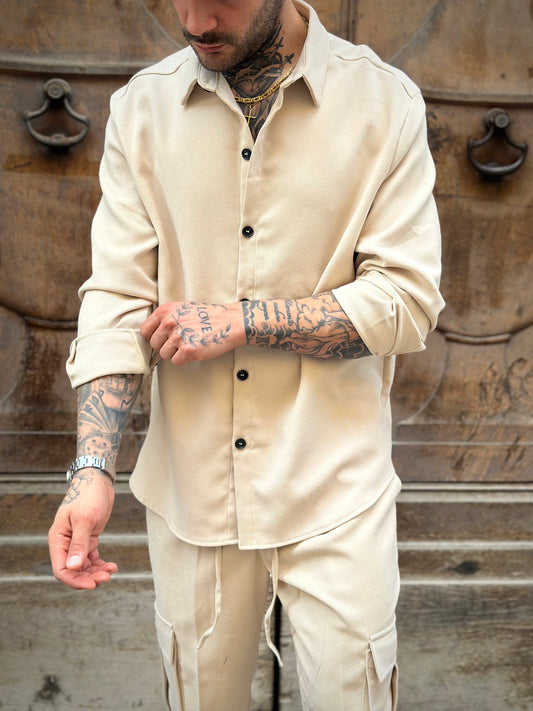 CAMICIA COORDINATO BEIGE IMPERIAL