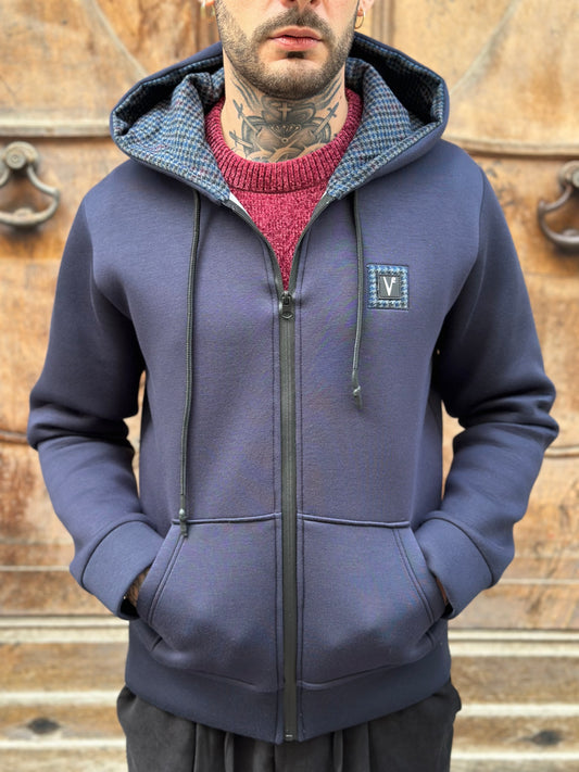 FELPA CON ZIP IN TESSUTO TECNICO V2