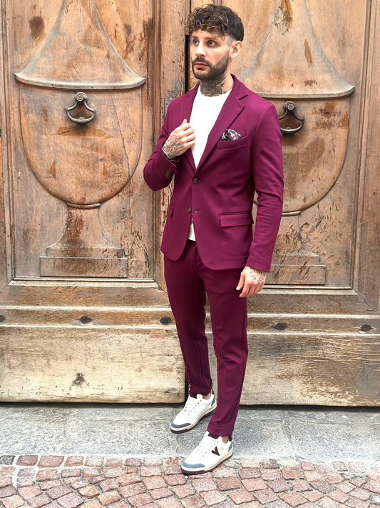 GIACCA ABITO BORDEAUX PUNTO ROMA TELAMIRA