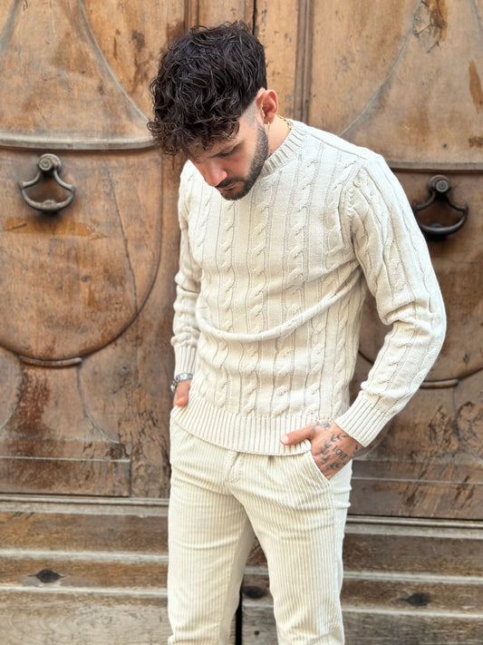 MAGLIA LAVORATA TELAMIRA