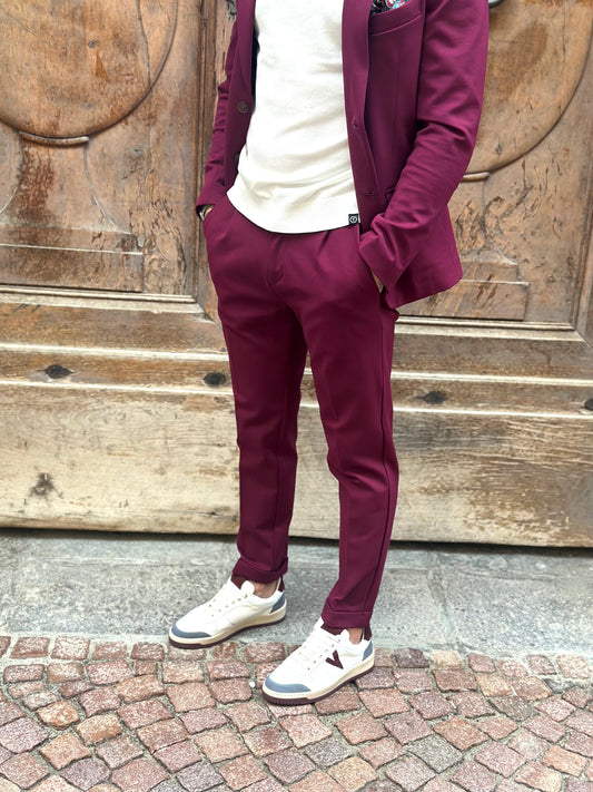 PANTALONE ABITO BORDEAUX PUNTO ROMA TELAMIRA