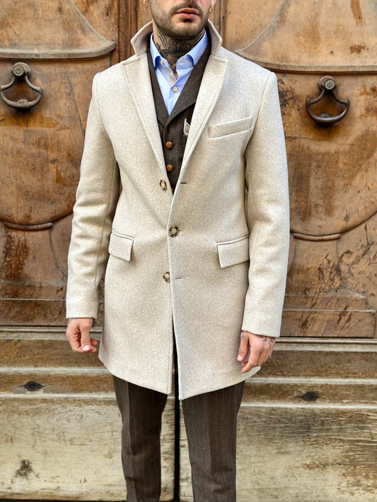 CAPPOTTO CREMA TELAMIRA