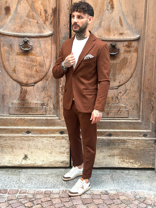 GIACCA ABITO MARRONE PUNTO ROMA TELAMIRA