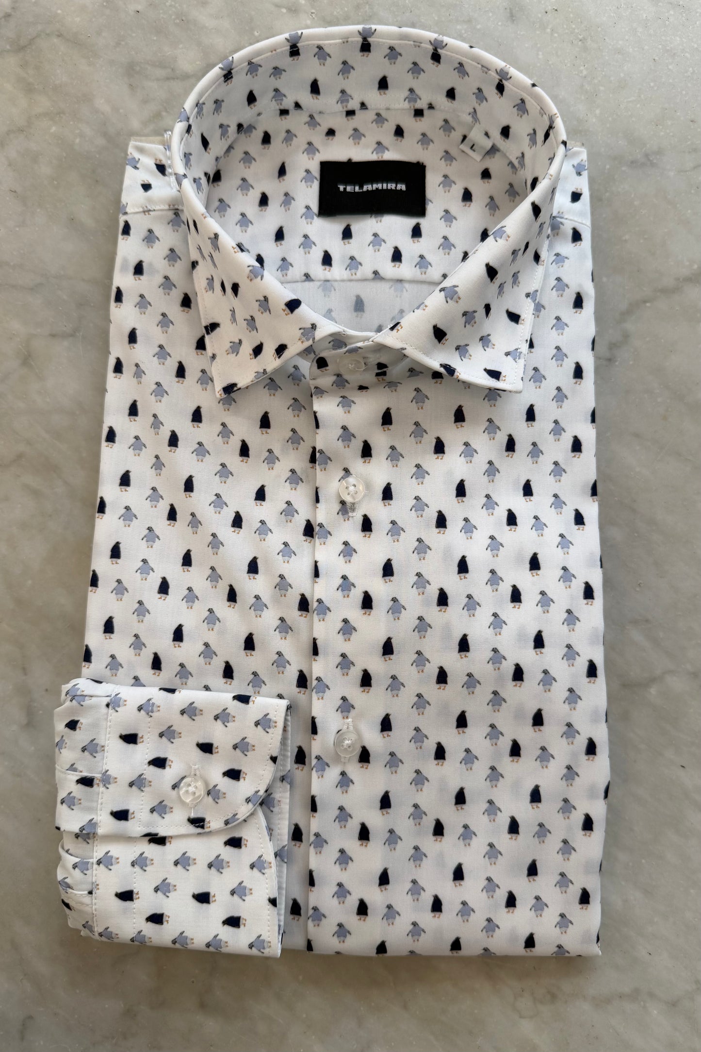CAMICIA TELAMIRA FANTASIA PINGUINI
