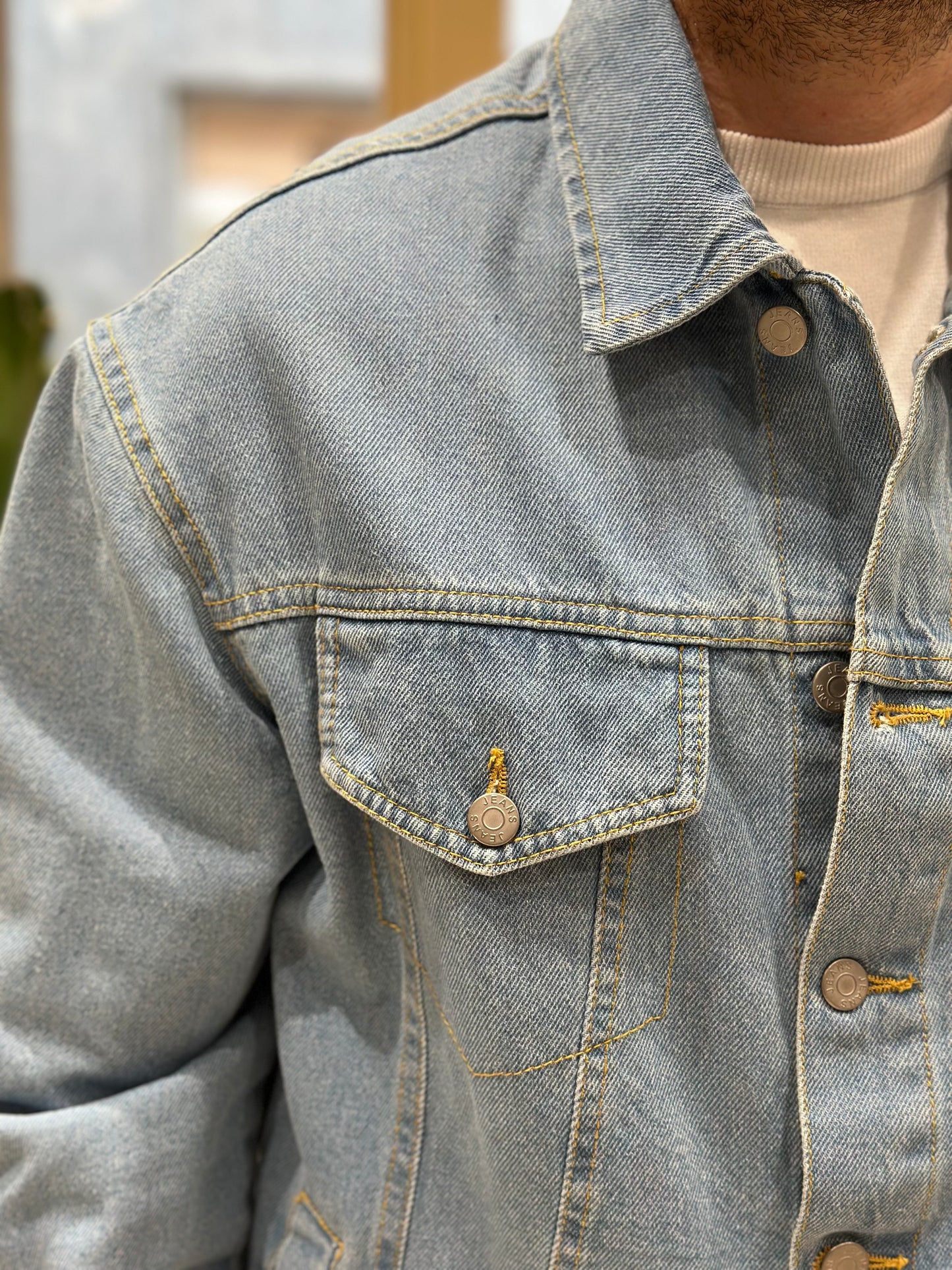Giacca di jeans over