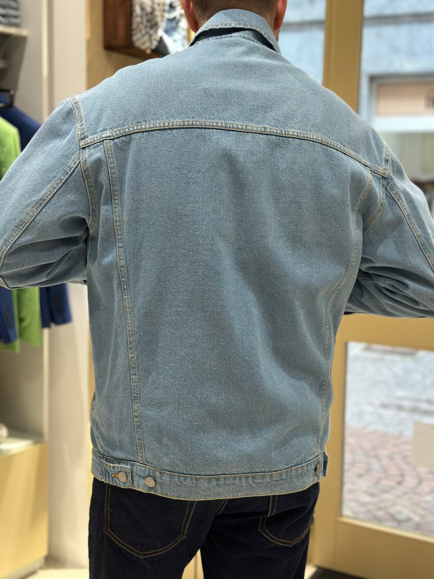 Giacca di jeans over
